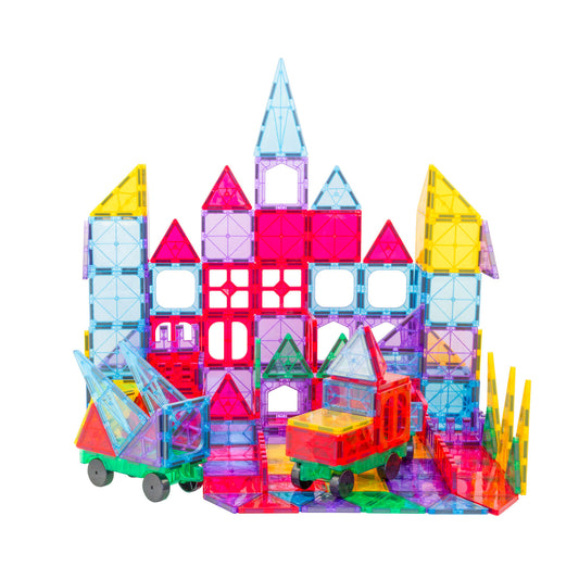 Gem Toys 200-Piece Magnetic Tile Set