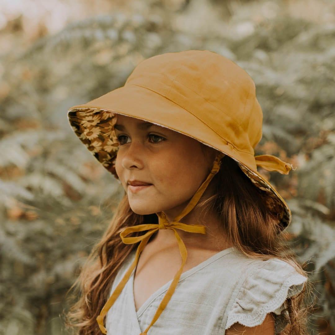 Bedhead Heritage Reversible Bucket Hat- Maggie/Maize S-1942353911407054852