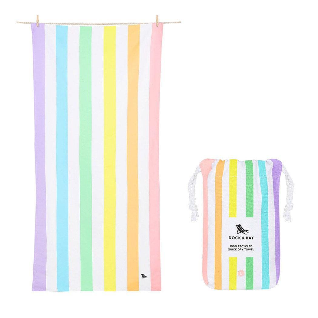 Dock & Bay Beach Towel Cabana Collection L | Quick Dry | Unicorn Waves-1942353818272534528