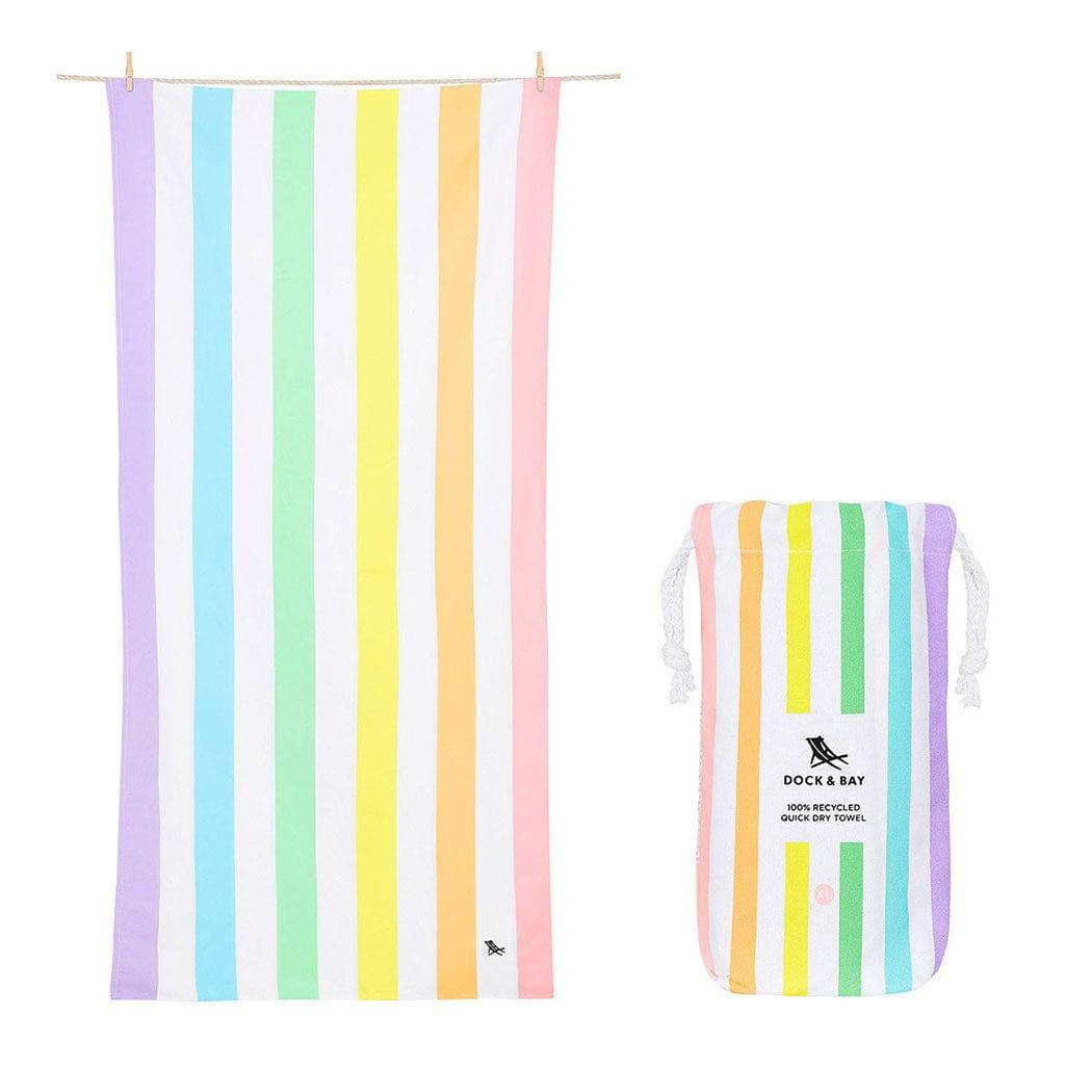 Dock & Bay Beach Towel Cabana Collection XL | Quick Dry | Unicorn Waves-1942353819061063680