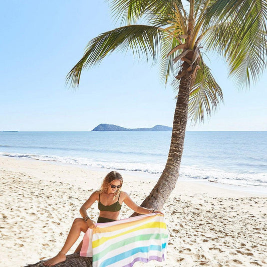 Dock & Bay Beach Towel Cabana Collection XL | Quick Dry | Unicorn Waves-1942353819061063681
