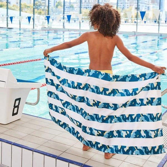 Dock & Bay KIDS Beach Towel | Quick Dry | Cool Camo-1942353816175382529